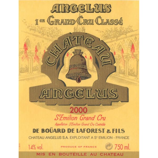 Rượu vang đỏ Chateau Angelus (chai Magnum 1,5 lít) 2000