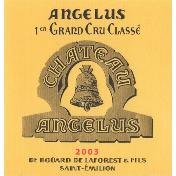 Rượu vang đỏ Chateau Angelus 2003