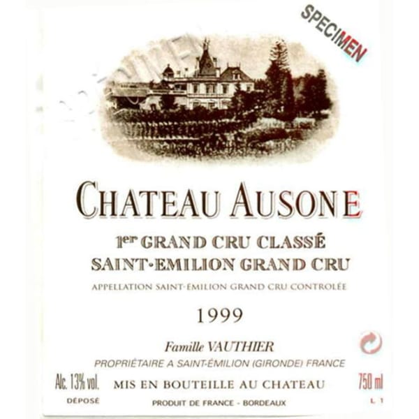 Rượu vang đỏ Chateau Ausone 1999