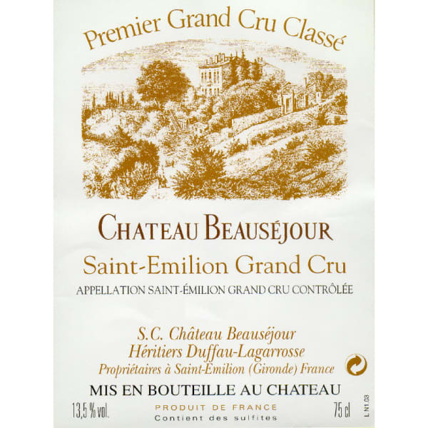 Rượu vang đỏ Chateau Beausejour Duffau-Lagarrosse 2010