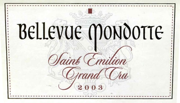 Rượu vang đỏ Chateau Bellevue Mondotte 2003