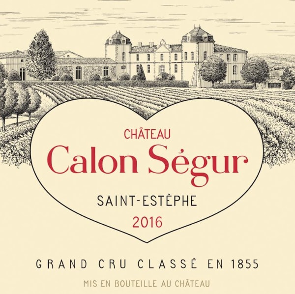 Rượu vang đỏ Chateau Calon-Segur (chai 3 lít) 2016