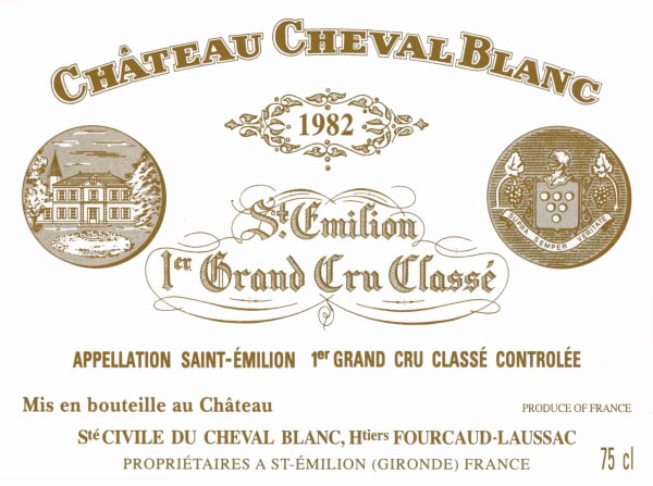 Rượu vang đỏ Chateau Cheval Blanc 1982