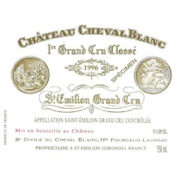Rượu vang đỏ Chateau Cheval Blanc 1996