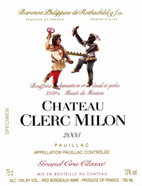 Rượu vang đỏ Chateau Clerc Milon (chai Magnum 1,5 lít) 2005