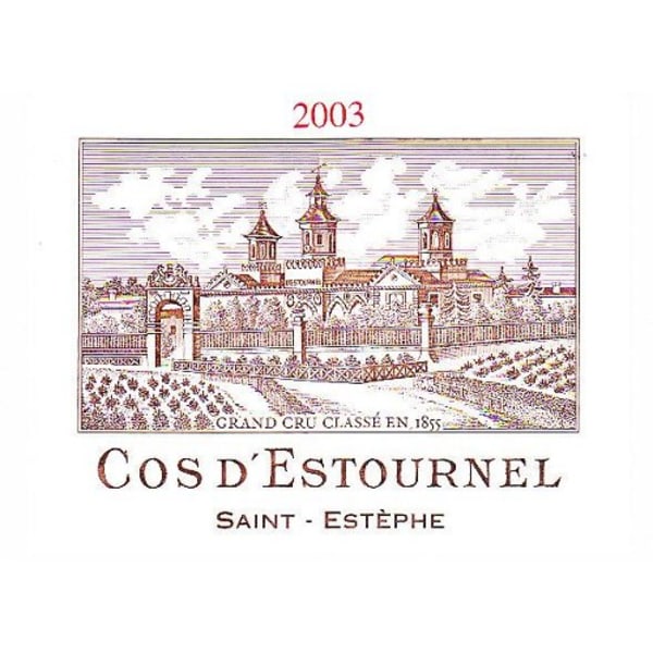 Rượu vang đỏ Chateau Cos d'Estournel (scuffed label) 2003