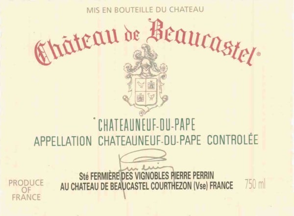 Rượu vang đỏ Chateau de Beaucastel Chateauneuf-du-Pape (chai Magnum 1,5 lít) 1994