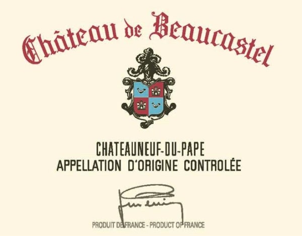 Rượu vang trằng Chateau de Beaucastel Chateauneuf-du-Pape Blanc 2021