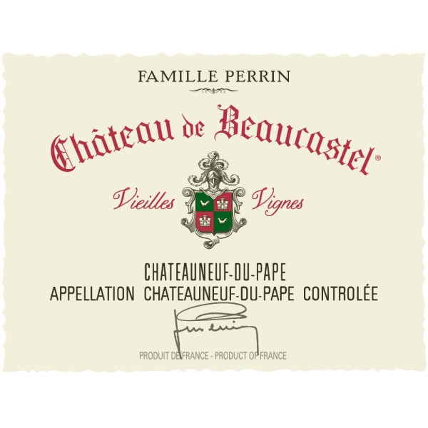 Rượu vang trằng Chateau de Beaucastel Chateauneuf-du-Pape Vieilles Vignes Roussanne 2010