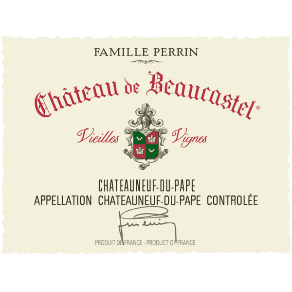 Rượu vang trằng Chateau de Beaucastel Chateauneuf-du-Pape Vieilles Vignes Roussanne 2011