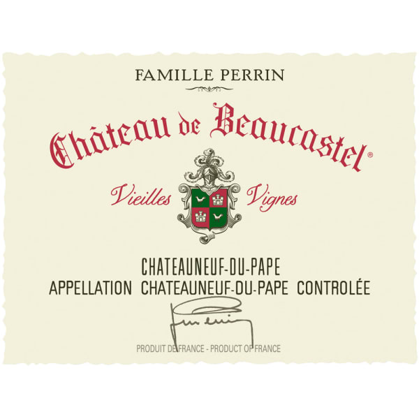 Rượu vang trằng Chateau de Beaucastel Chateauneuf-du-Pape Vieilles Vignes Roussanne 2012