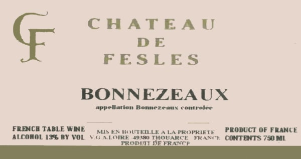 Rượu vang trằng Chateau de Fesles Bonnezeaux 1990