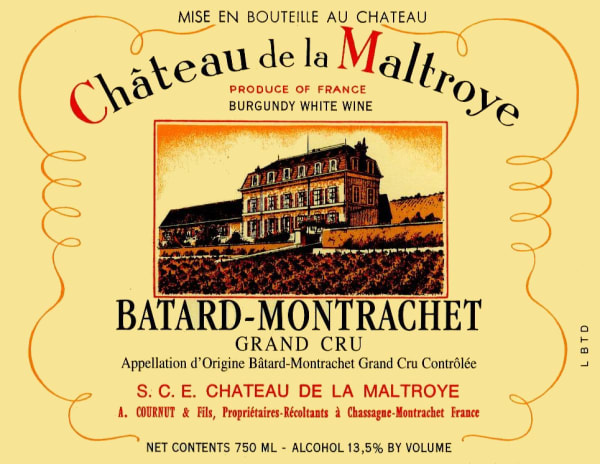 Rượu vang trằng Chateau de la Maltroye Batard Montrachet Grand Cru 2010