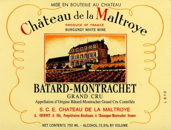 Rượu vang trằng Chateau de la Maltroye Batard Montrachet Grand Cru 2011