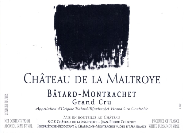 Rượu vang trằng Chateau de la Maltroye Batard Montrachet Grand Cru 2014