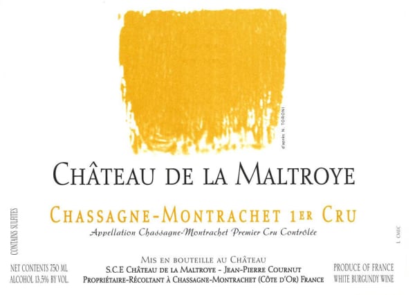 Rượu vang trằng Chateau de la Maltroye Chassagne Montrachet Blanc 2014