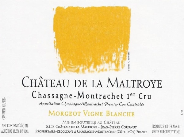 Rượu vang trằng Chateau de la Maltroye Chassagne Montrachet Morgeot Vigne Blanche Premier Cru 2017