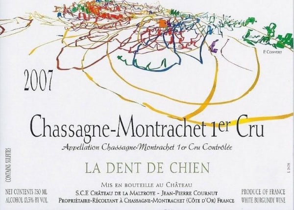 Rượu vang trằng Chateau de la Maltroye Chassagne Montrachet Premier Cru La Dent de Chien 2007