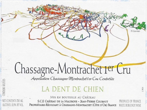 Rượu vang trằng Chateau de la Maltroye Chassagne Montrachet Premier Cru La Dent de Chien 2014