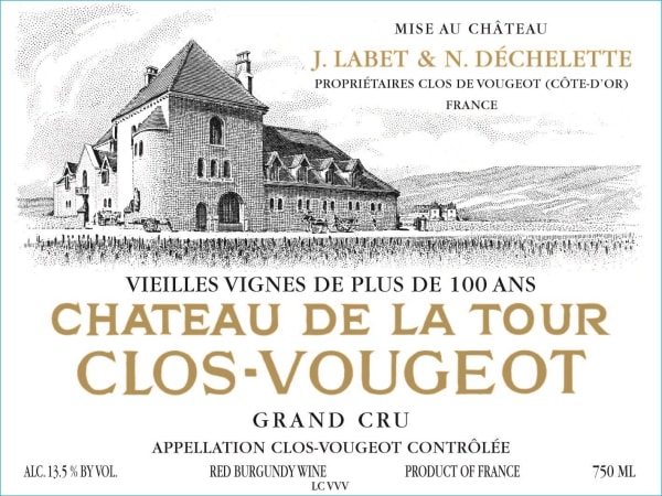 Rượu vang đỏ Chateau de la Tour Clos Vougeot Vieilles Vignes Grand Cru 2014