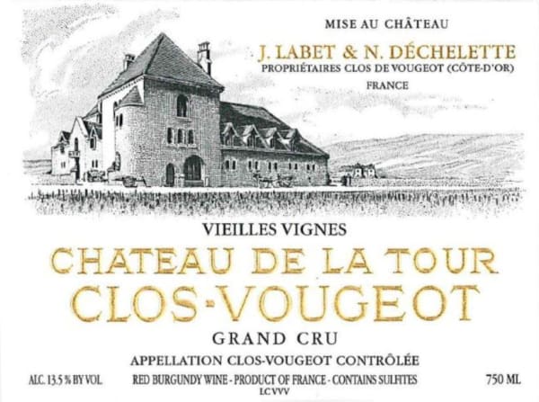 Rượu vang đỏ Chateau de la Tour Clos Vougeot Vieilles Vignes Grand Cru 2017