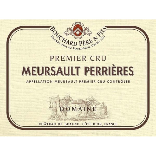 Rượu vang trằng Chateau de Meursault Meursault Perrieres Premier Cru 2014