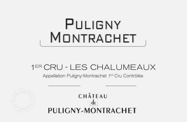 Rượu vang trằng Chateau de Puligny-Montrachet Puligny Montrachet Les Chalumeaux Premier Cru 2016