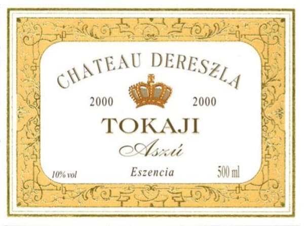 Rượu vang trằng Chateau Dereszla Tokaji Aszu Essencia 2000