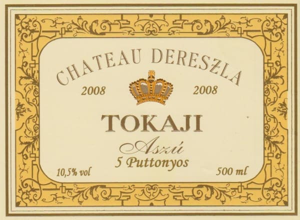 Rượu vang trằng Chateau Dereszla Tokaji Aszu Essencia 2008