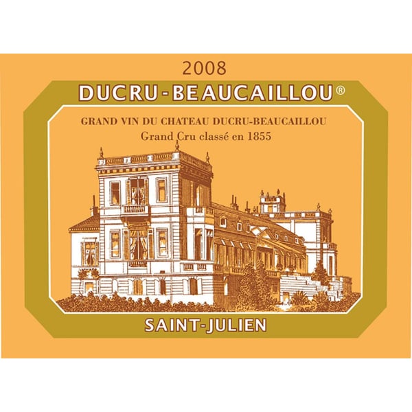 Rượu vang đỏ Chateau Ducru-Beaucaillou (1.5 Liter Magnum - slightly scuffed label) 2008