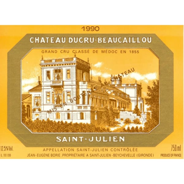 Rượu vang đỏ Chateau Ducru-Beaucaillou 1990