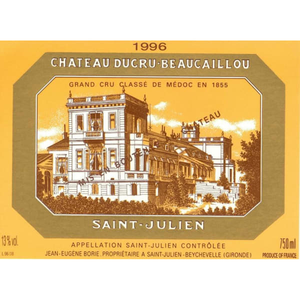 Rượu vang đỏ Chateau Ducru-Beaucaillou 1996