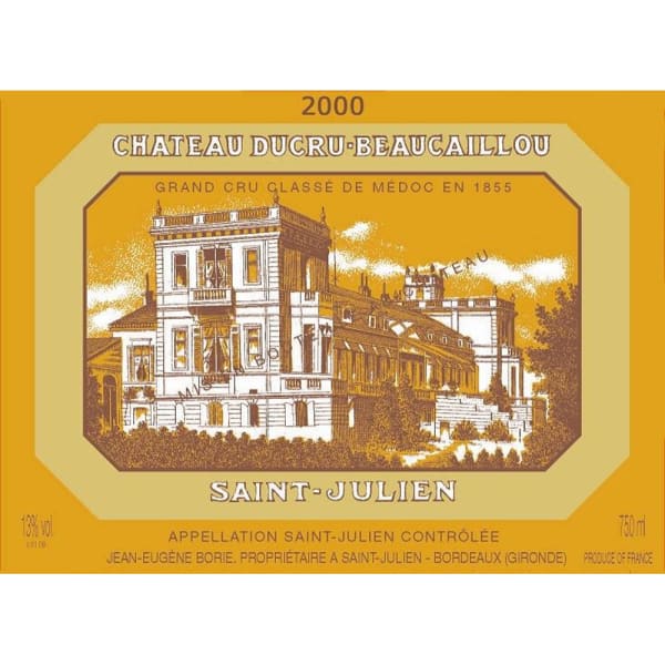 Rượu vang đỏ Chateau Ducru-Beaucaillou 2000