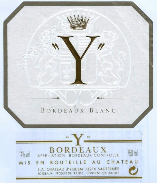 Rượu vang trằng Chateau d'Yquem Y 2007