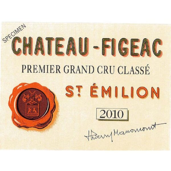 Rượu vang đỏ Chateau Figeac (chai Magnum 1,5 lít) 2010