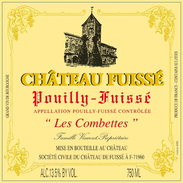 Rượu vang trằng Chateau Fuisse Pouilly-Fuisse Les Combettes 2017