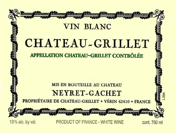 Rượu vang trằng Chateau Grillet Rhone 2009