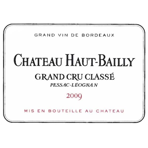 Rượu vang đỏ Chateau Haut-Bailly 2009
