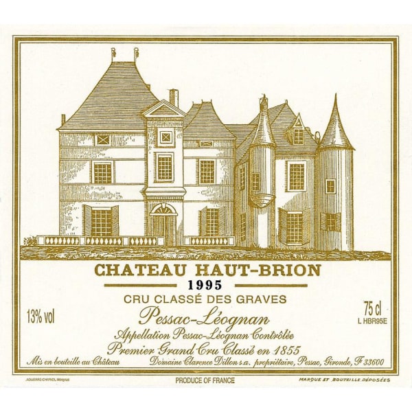 Rượu vang đỏ Chateau Haut-Brion (chai Magnum 1,5 lít) 1995