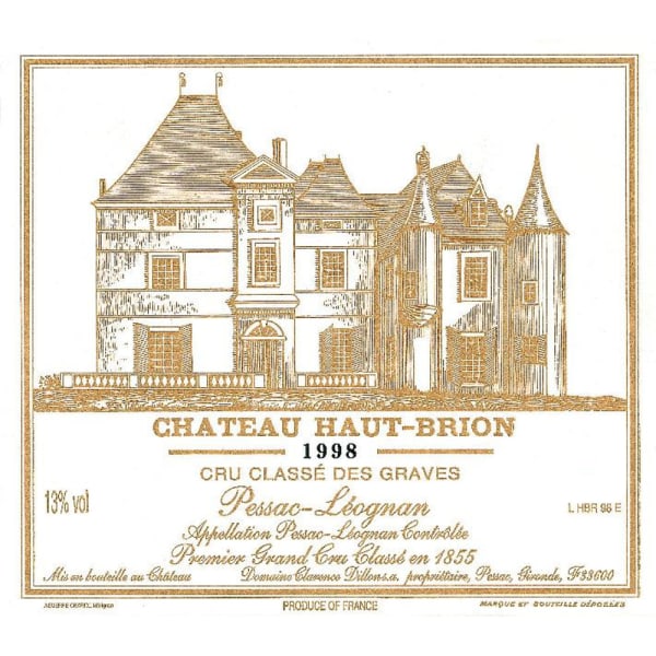 Rượu vang đỏ Chateau Haut-Brion (chai Magnum 1,5 lít) 1998