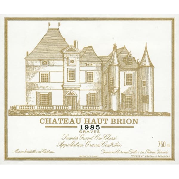 Rượu vang đỏ Chateau Haut-Brion 1985