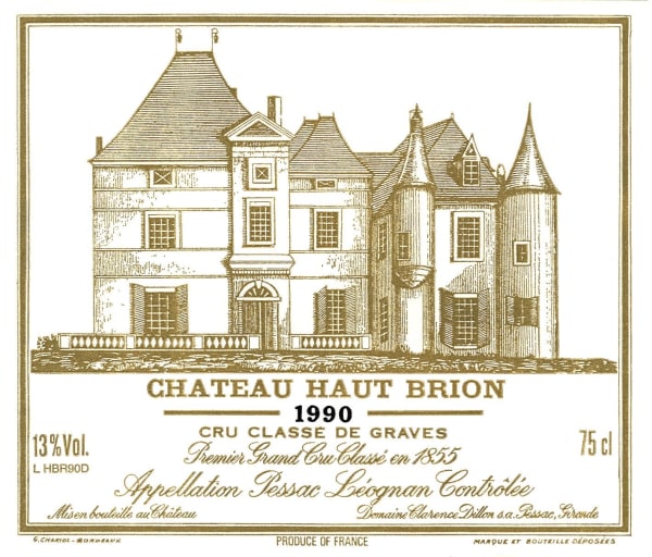 Rượu vang đỏ Chateau Haut-Brion 1990