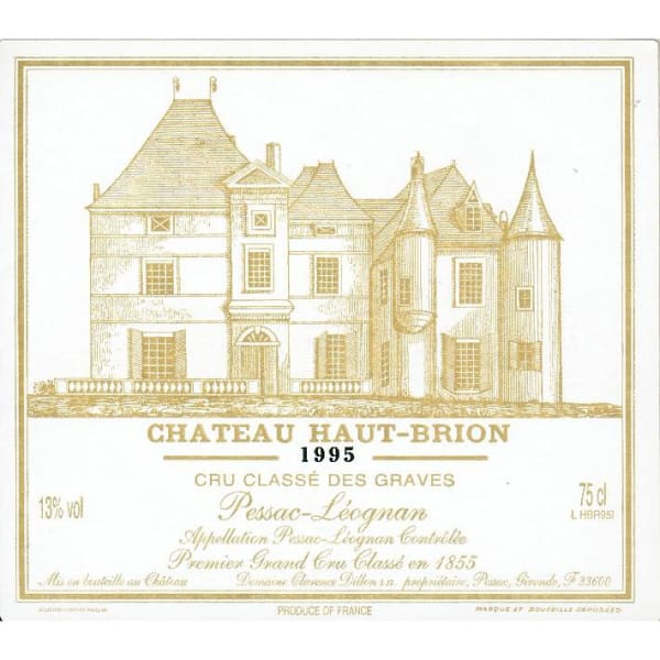 Rượu vang đỏ Chateau Haut-Brion 1995
