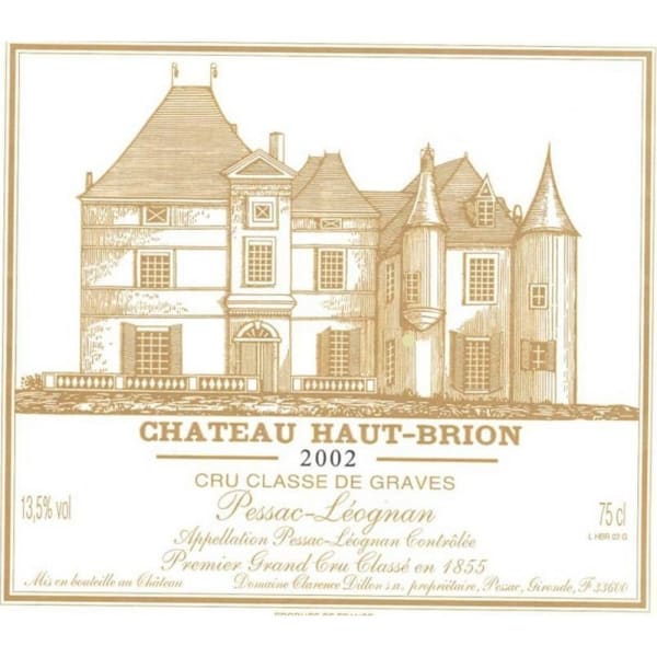 Rượu vang đỏ Chateau Haut-Brion 2002