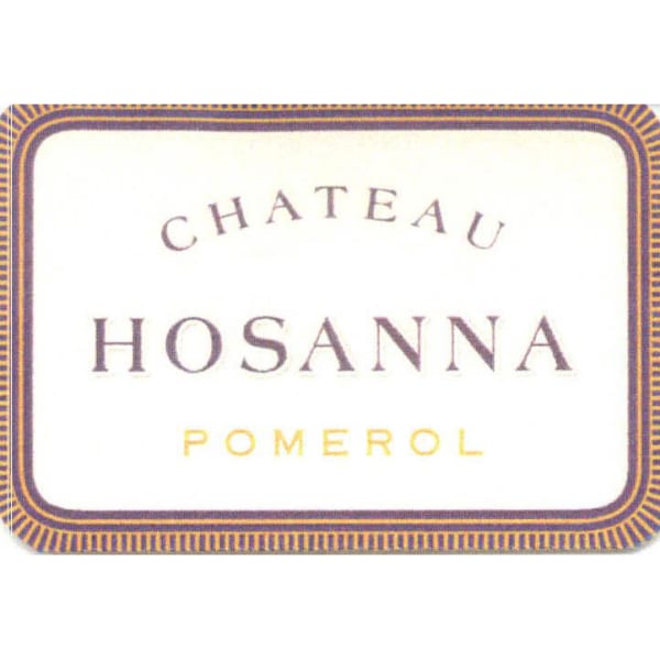 Rượu vang đỏ Chateau Hosanna 2010