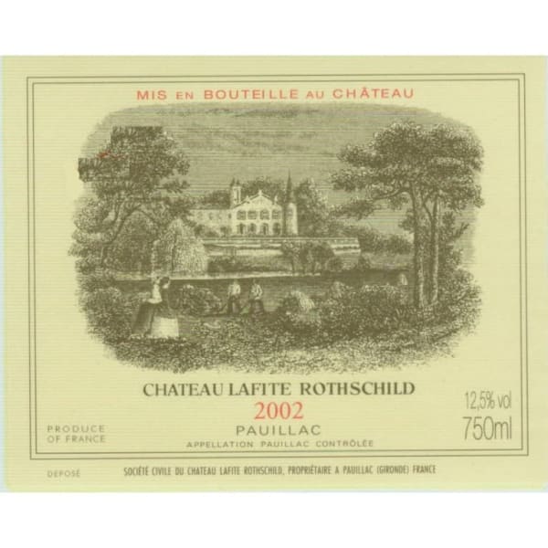 Rượu vang đỏ Chateau Lafite Rothschild (chai Magnum 1,5 lít) 2002