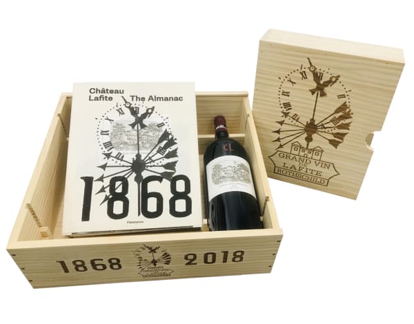 Rượu vang đỏ Chateau Lafite Rothschild 150th Anniversary Edition (1.5 Liter Magnum in OWC and Almanac Book) 2018
