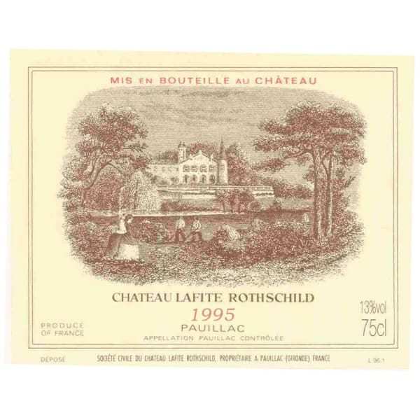 Rượu vang đỏ Chateau Lafite Rothschild 1995