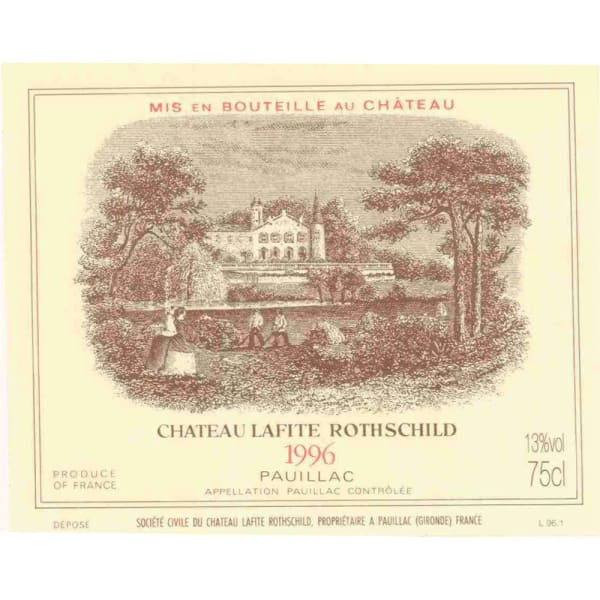 Rượu vang đỏ Chateau Lafite Rothschild 1996