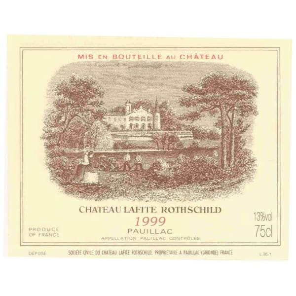 Rượu vang đỏ Chateau Lafite Rothschild 1999